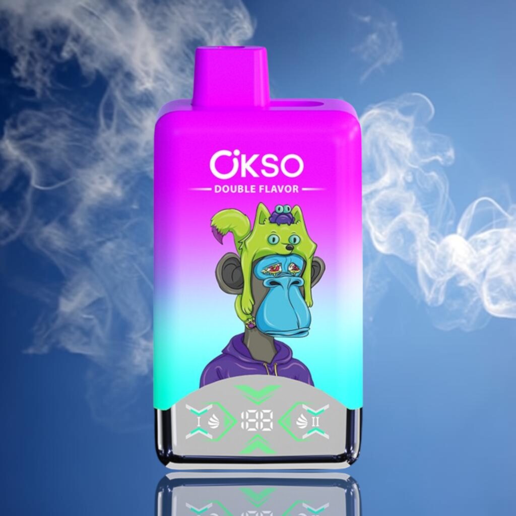 OKSO 60K Duo – Blue Razz Cherry Cranberry • Mint