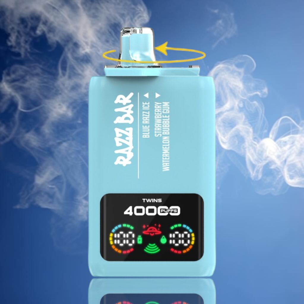 Razz Bar 40K Duo – Blue Razz Ice • Strawberry Watermelon Bubble Gum