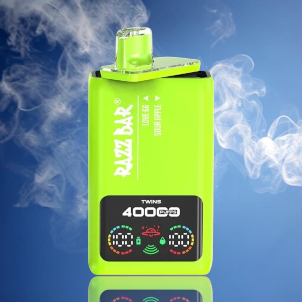 Razz Bar 40K Duo – Love 66 • Sour Apple