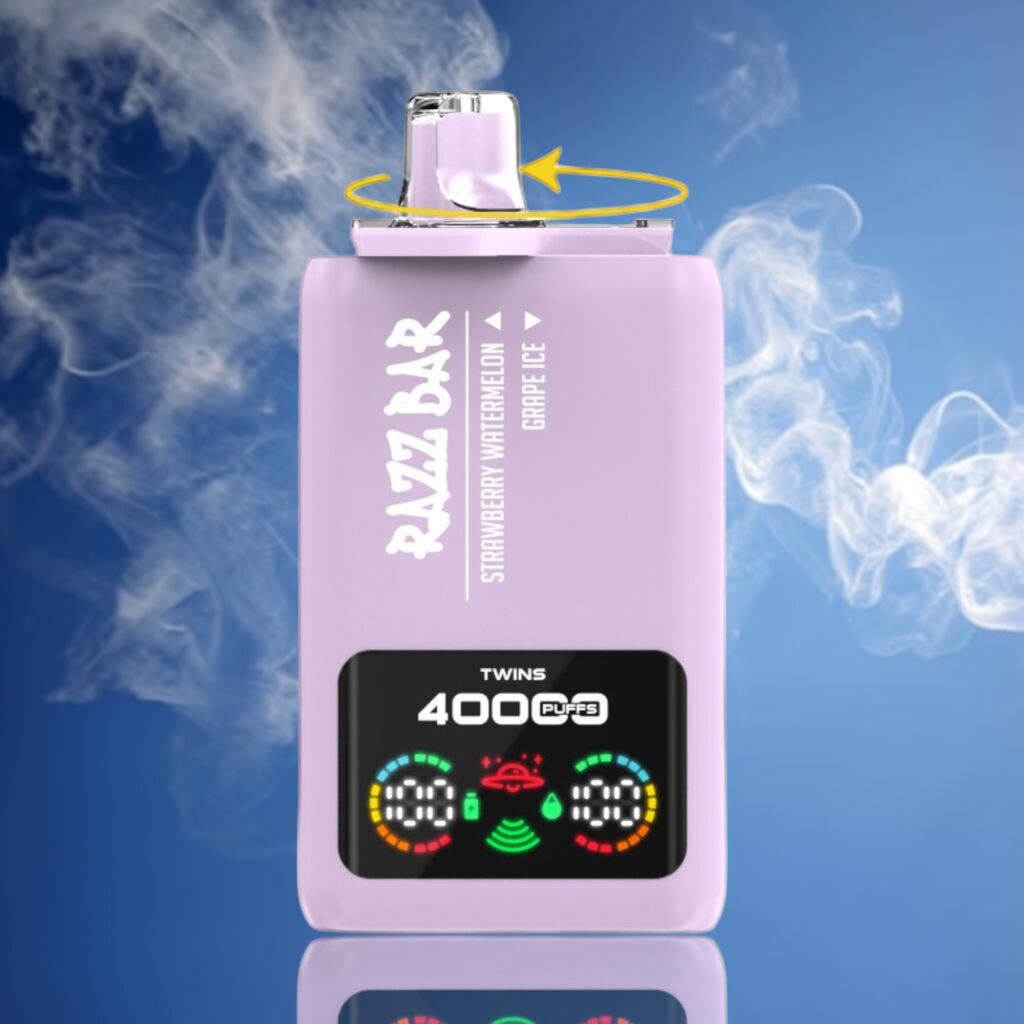 Razz Bar 40K Duo – Strawberry Watermelon • Grape Ice