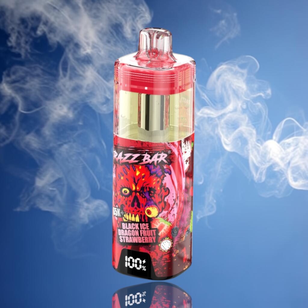 Razz Bar 65K – Black Ice Dragon Fruit Strawberry