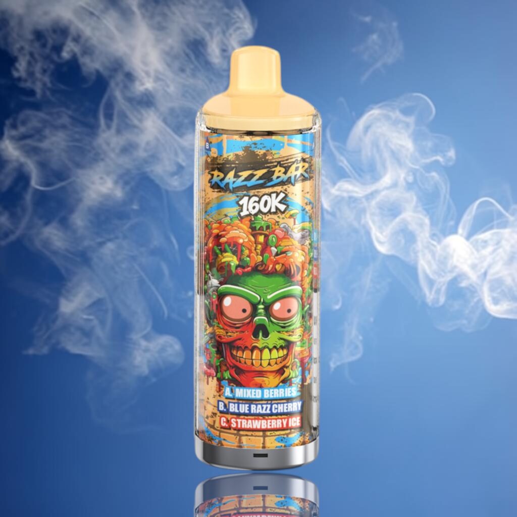 Razz Bar 160K Trio – Mixed Berries • Blue Razz Cherry • Strawberry Ice