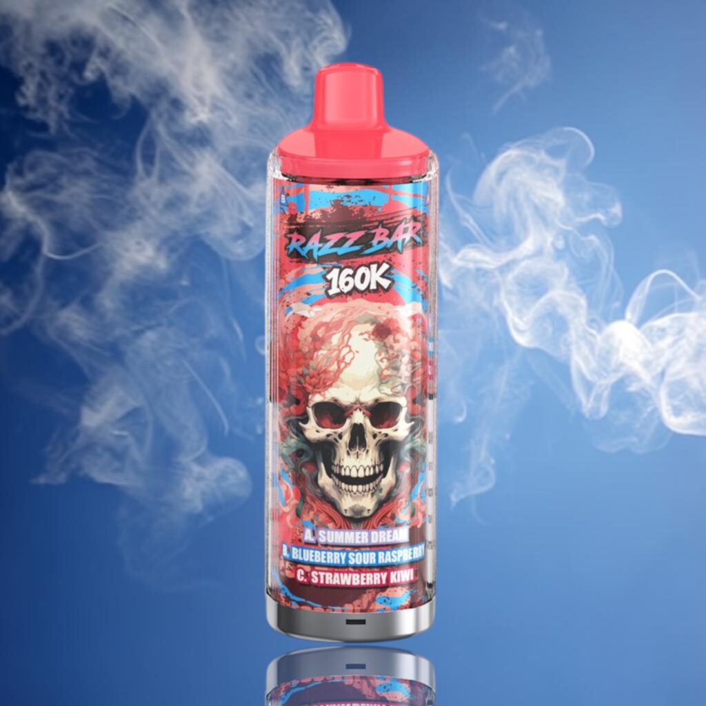 Razz Bar 160K Trio – Summer Dream • Blueberry Sour Raspberry • Strawberry Kiwi