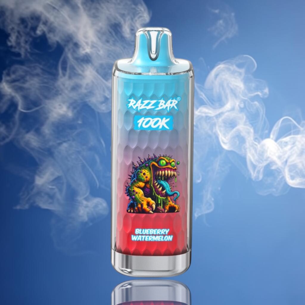 Razz Bar 100K – Blueberry Watermelon