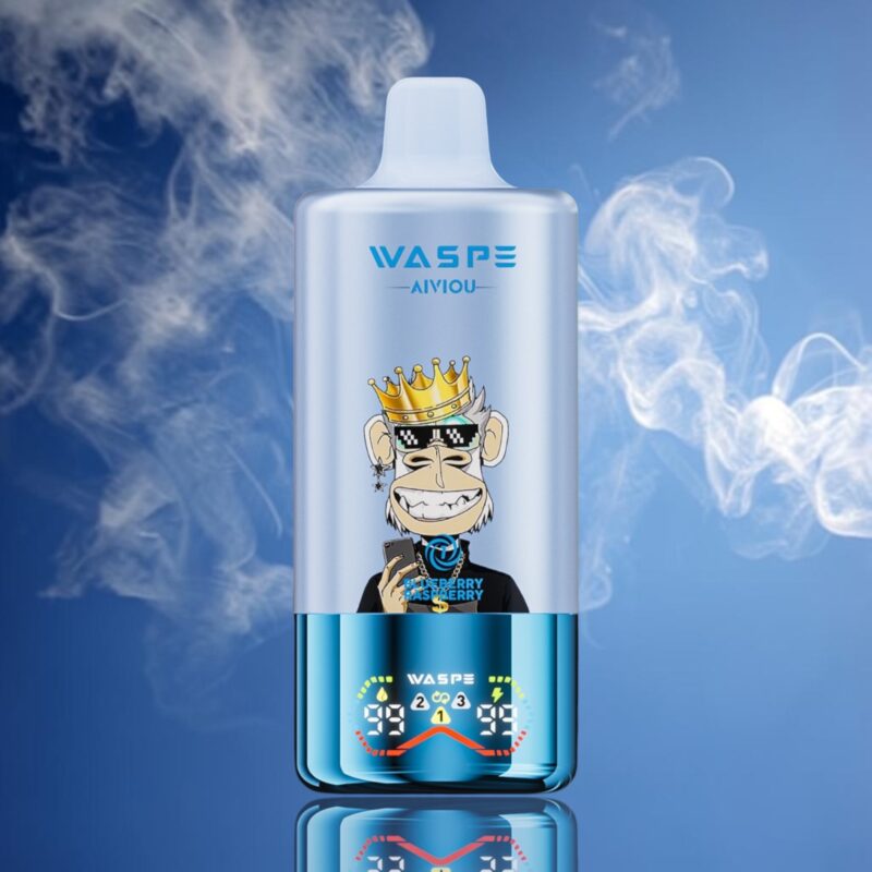 Waspe 60K Trio – Blueberry Raspberry • Blueberry Cotton Candy • Double Apple ice